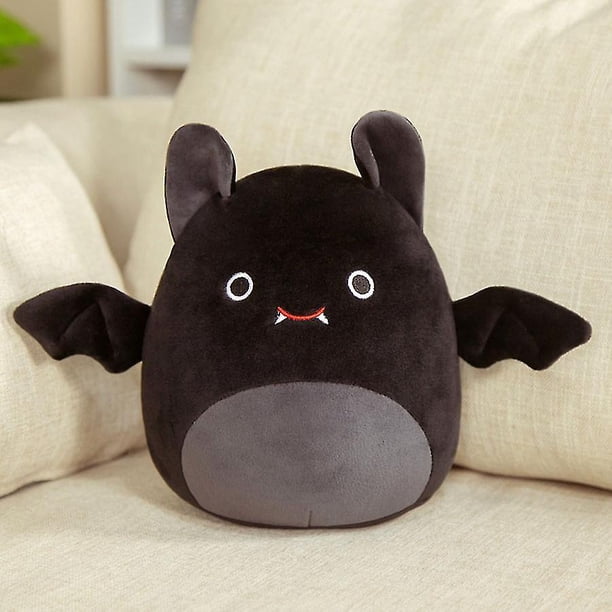 Pequeño muñeco de murciélago diabólico, regalo del Día de San Valentín, juguete de peluche de dibujos animados, almohada divertida, regalo de Halloween, regalo de cumpleaños oso de fresa Electrónica