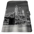 thumbnail image 2 of PKQWTM Brooklyn Bridge Cityscape Manhattan Skyline Night Book Cover Book Protector Book Sleeve Book Pouch Book Bag 6x9 inch, 2 of 4