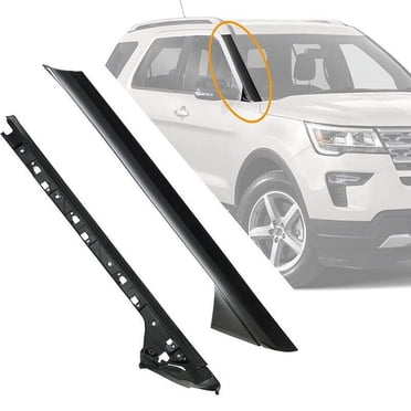 KUAFU 4-Piece Windshield A-Pillar Trim Set For 2011-2019 Ford Explorer - Driver & Passenger Side