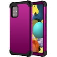 thumbnail image 1 of For Samsung Galaxy A71 5G Case, Dual Layer Slim Heavy Duty Hybrid Rugged Shockproof Anti-Scratch Protective Back Phone Cover, 1 of 6
