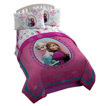 Disney Frozen Anna and Elsa Snowflake Fleece Blanket ...