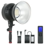 Radirus Bi-Color Temperature LED Video Light, 60W Studio Photography Lamp with Remote Control
