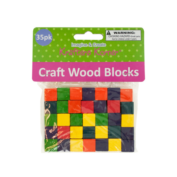 wooden craft blocks walmart