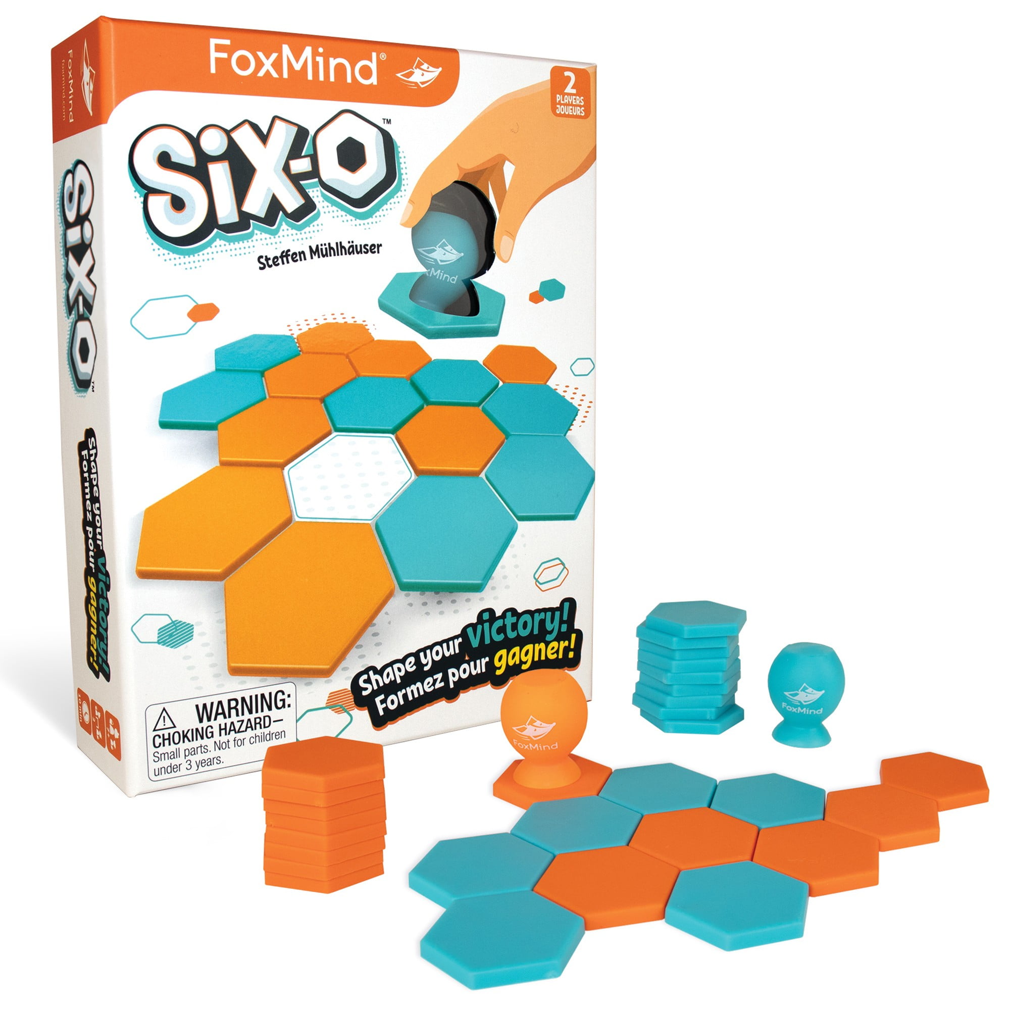 Six-O: A Tile-Laying Logic Game, 2 Players - Walmart.com