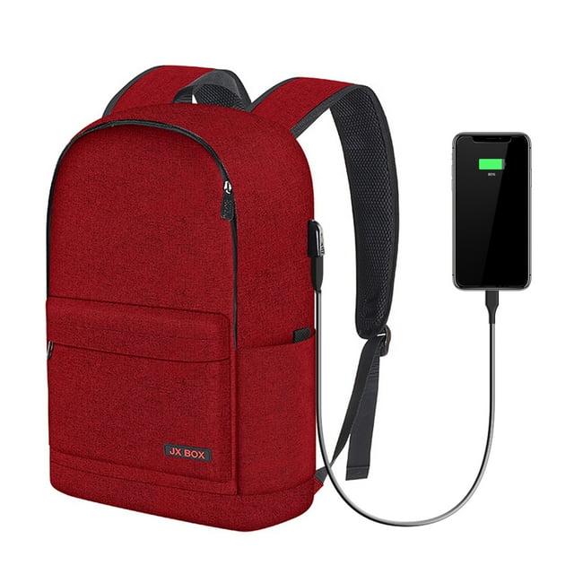 Amdohai Laptop Backpack for 16-inch Laptop Notebook Business Travel Backpack with USB Charging Port Luggage Strap -theft Multi-function Water-repellent Backpacks Student Computer Bag for College Off