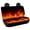 Gradient Flame Print, variant on Uourmeti Butterfly and Moon Pattern Car Seat Covers with Truck SUV, Non-Slip Washable Backrest Protection Covers(2pcs)