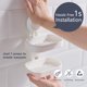 thumbnail image 2 of Jabonera de doble capa con ventosa, soporte para esponja resistente para ducha, baño, bañera y fregadero de cocina, sin taladros, extraíble, 2 of 5
