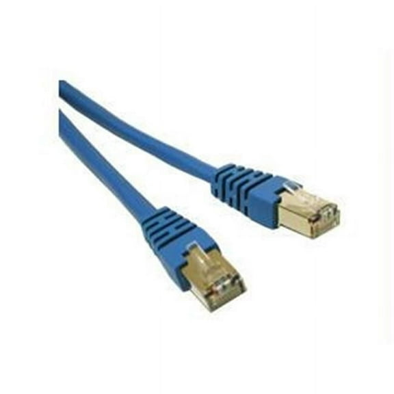 Cables To Go  14ft CAT5e Shielded Patch Cable - Blue