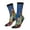 2 Black-1, variant on Colorful Coral Reef Print Adult Socks,Crew Socks,Casual Calf Socks,Daily Wear Socks for Men & Women, Perfect for Sports, Casual and Everyday Use