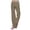 Khaki, variant on Womens Tummy Control Pants Flare Leggings with Cargo Pants with Pockets Butt Lifting High Waist Tummy Control Trousers Gym Workout Bootcut XS-XXXL