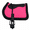 Pink Black, variant on Horse English Quilted Fleece Padded Trail Bareback Pad Pink 72F48PK