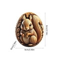 thumbnail image 3 of DAMAI 2026 Animal Easter Hand Carved Craft Eggs, Animal Patterns Easter Decorations and Basket Fillers Holiday Gifts, Animal Easter Carved Craft Eggs, 3 of 6