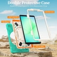 thumbnail image 3 of Funda para Samsung Galaxy Tab A11 de 8,7 pulgadas (2025) y Galaxy Tab A9 de 8,7 pulgadas (2023),funda protectora infantil a prueba de golpes con portalápices, correa de mano giratoria de 360 ​​grados, 3 of 9