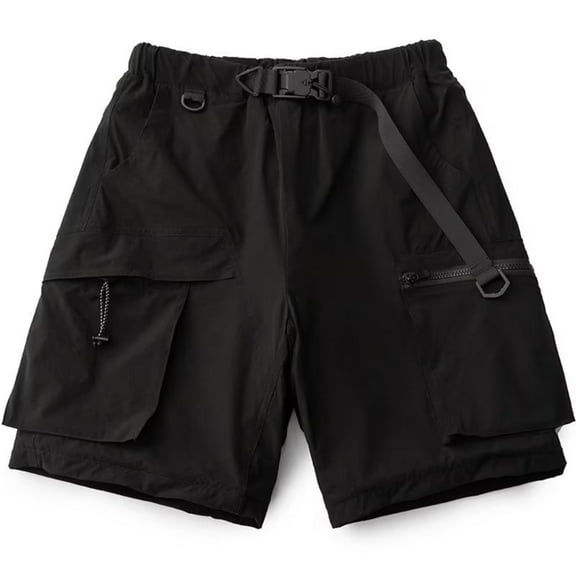 Nrmvnmi Men Casual Fashion Sports Quick-dry Side Pocket Low-waist Sweatpants Cargo Shorts Father's Day Gifts For Dad ,4th of July Gifts for Men