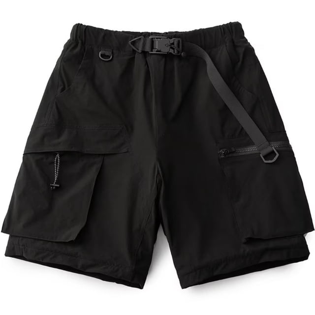 Diufon Men's Athletic Shorts Drawstring Waisted Outdoor Sport Shorts Spring Summer Hiking Shorts with Pockets