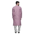 thumbnail image 3 of Atasi Ensemble Kurta-Pyjama Long en Coton pour Hommes, Kurta-Pyjama Décontracté de Designer, Vêtements, 3 of 5