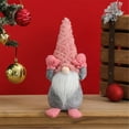 thumbnail image 1 of Adornos navideños, muñecos decorativos, adornos navideños, anciano sin rostro levanta su mano muñeca, decoraciones de ventanas rosa Wmkox8yii fhajkh2880, 1 of 5