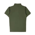 thumbnail image 5 of WTOBBY Men's Golf Short Sleeve T-Shirt Lightweight and Breathable, Quarter-Zip Lapel Collar, Stylish Casual Shirt for Golf, Outdoor, and Everyday Active Wear,Army Green L, 5 of 5