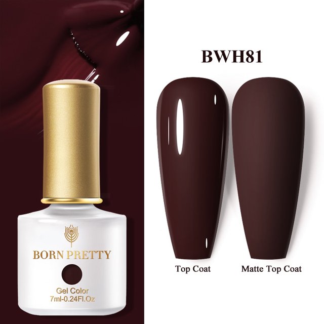 BORN PRETTY 7ml Autumn and Winter Color Series Gel Nail Polish Matte Nude Grey Nail Gel UV LED Semi-Permanent Gel Nail Varnish Gong Bohan LED