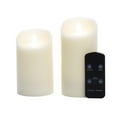 thumbnail image 2 of Sterno Home™ Cream LED Wax Pillar Candles, 2ct., 2 of 4