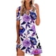 thumbnail image 1 of Vestido casual de mujer con hombros descubiertos y mangas cortas con estampado de espalda para adelgazar Fridja  bnh1221, 1 of 5