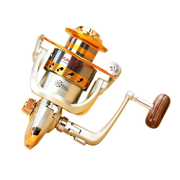 Fishing Spinning Reels Light and Smooth Spinning with Interchangeable  Collapsible Handle for Freshwater Saltwater 5000 Series