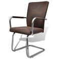 thumbnail image 3 of vidaXL Dining Chair Upholstered Side Chair for Dining Room Faux Suede Leather, 3 of 10