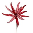 thumbnail image 2 of Vickerman RG221703 24 in. Metallic Frosted Glitter Papyrus Spray, Red - 2 per Bag, 2 of 2