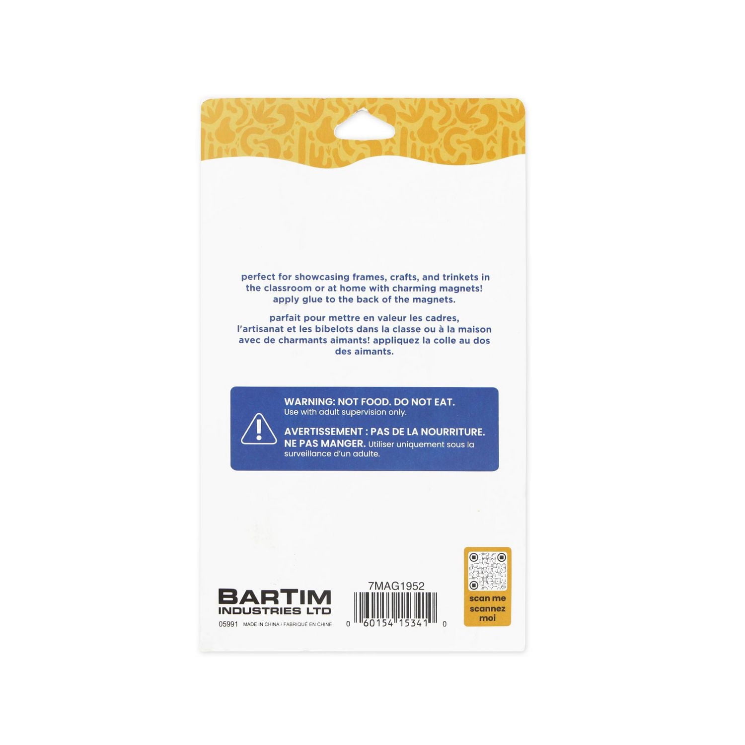 TINY HANDS Magnetic Buttons, 52 pcs, 19 mm – Kids Crafts, MAGNET 19MM 52PCS