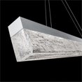 thumbnail image 5 of WAC Lighting Effervescent 45" LED 3000K Transitional Aluminum Pendant in Chrome, 5 of 5