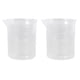thumbnail image 1 of EeaseMX 2 vasos medidores de plástico PP de 100 ml para graduación, recipientes para líquidos, 1 of 7