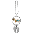 thumbnail image 1 of tiger body zoong restructu silver wing car pendant decoration, 1 of 4