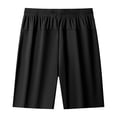 thumbnail image 5 of Men's Workout Running Shorts 7" Lightweight Training Gym Athletic Shorts for Men with Zipper Pockets Size XS-2XL Black, 5 of 9