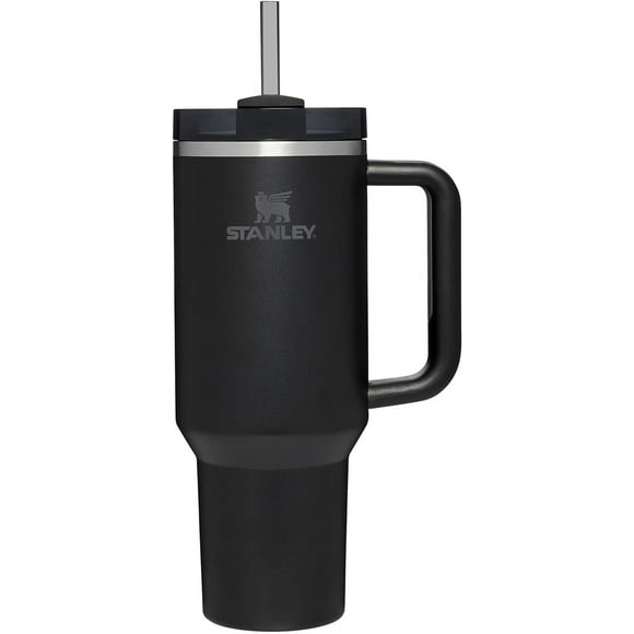 Stanley Quencher H2.0 FlowState Stainless Steel Vacuum Insulated Tumbler with Lid and Straw for Water, Iced Tea or Coffee, Smoothie and More Rose Quartz 40 oz