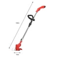 thumbnail image 4 of bestolf 12V 2000mAh Anti-slip Handle Weed Trimmer Cordless Electric Weed Lawn Eater  Telescopic Rod Edger-US Plug, 4 of 16