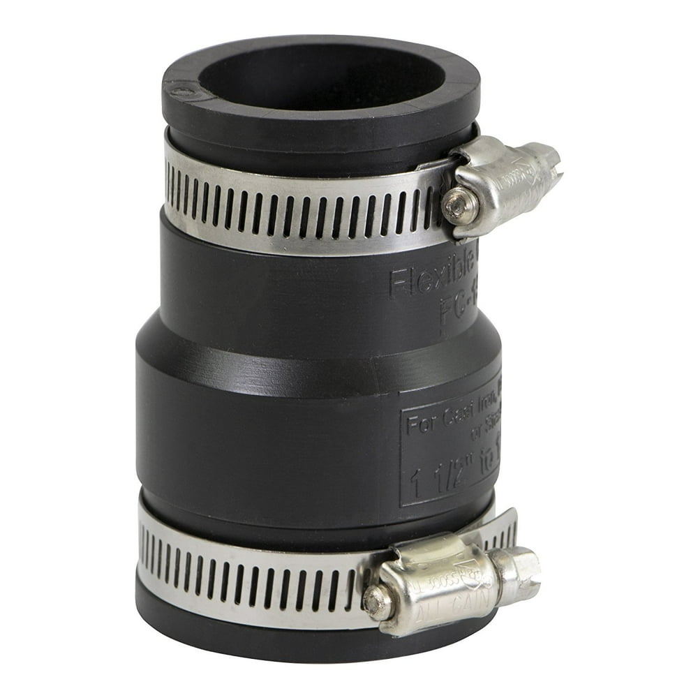 2 In X 1 1 4 In PVC Flexible Reducing Coupling With Stainless Steel 2-in-x-1-1-4-in-pvc-flexible-reducing-coupling-with-stainless-steel
