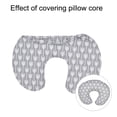 thumbnail image 4 of Multifunctional lactation pillowcase pillowcase U maternal breastfeeding newborn pad cover infant feeding pad cover, 4 of 5