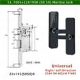 thumbnail image 2 of IP65 Waterproof Lock Electronic Smart Door Lock With Fingerprint/Smart Card/Password/Key/APP Unlock ,Integrated Smart Home, 2 of 6