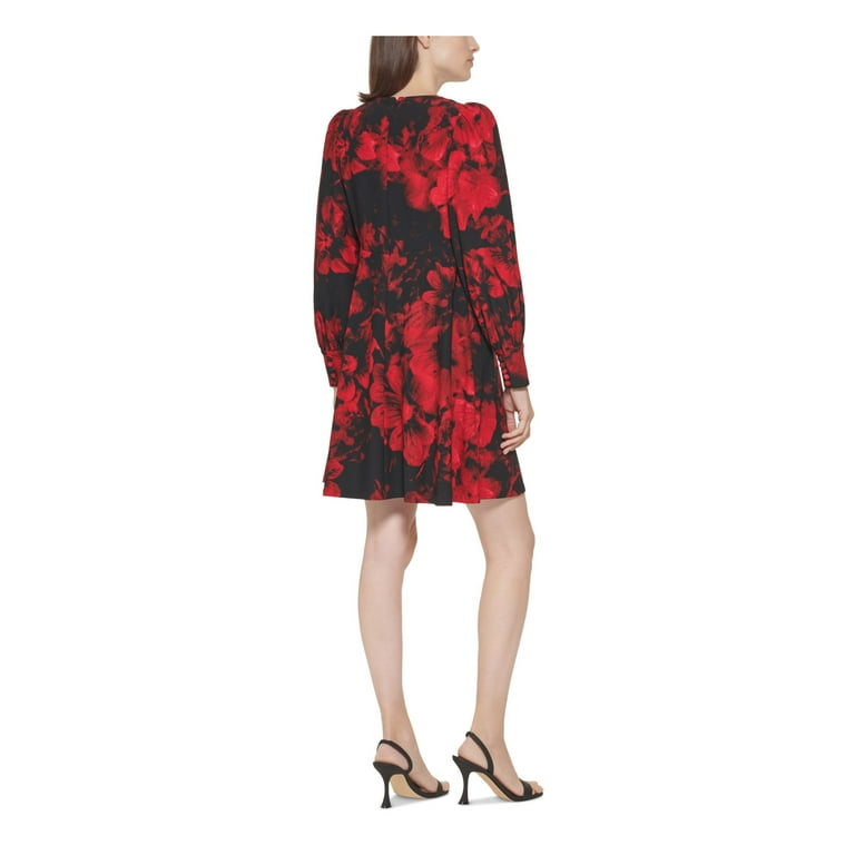 Calvin klein scuba clearance dress floral