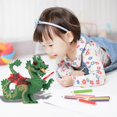 thumbnail image 4 of LEEYNEER Mini Plastic Dragon Building Block Model DIY Assembled Animal Action Figure Ornament Chinese Dragon Minifigure Bricks Toys Children Birthday Gift, 4 of 8