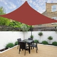 thumbnail image 1 of Rectangle Sun Shade Sail UV Block Waterproof Patio Awning Outdoor Garden Pool Sun Canopy Shelter Cover 10'x13' Dark Red, 1 of 8