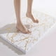 thumbnail image 1 of Alfombrilla de cocina antifatiga, alfombra de baño de mármol, cómoda textura de lufa, alfombrilla de piedra de secado rápido para fregadero de cocina y baño (60 x 90 cm), 1 of 7