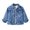 Light Blue, variant on Girl Denim Jacket Long Sleeve Button down Girls Embroidery Denim Jacket Spring Jacket 4-5 Years Jacket Girls