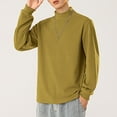 thumbnail image 3 of fatyb Mens Thermal Mock Neck Shirts Long Sleeve Warm Undershirts Soft Casual Lightweight Pullover Tops, 3 of 5