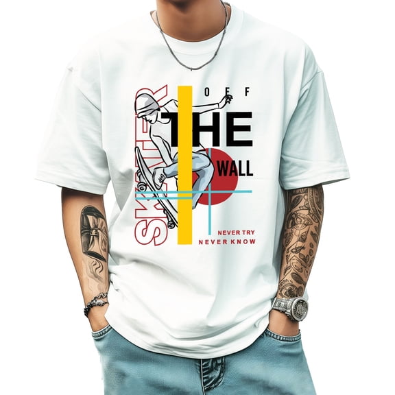 Men's Short Sleeve Graphic T shirt Collection Summer New Trend Sports Shirt Select