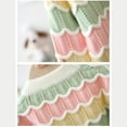 thumbnail image 5 of SGMVNU Sweaters for Boys Girls - Cute Rainbow Stripe Pullover Sweater Coat, Warm Outfit for Little Boys & Girls in Autumn Winter, Kids Knitwear Fall Outfits(Size 4-5 Years,Green), 5 of 7