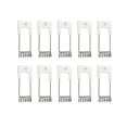 thumbnail image 3 of BELOVING 10 Pieces Downlight Panel Lamp Spring Clip Bracket Professional LED Recessed White, 3 of 10