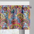 thumbnail image 5 of Ambesonne Floral Valance & Curtain, Hippie Aztec Tribal Boho, 55"x24", Multicolor, 5 of 6