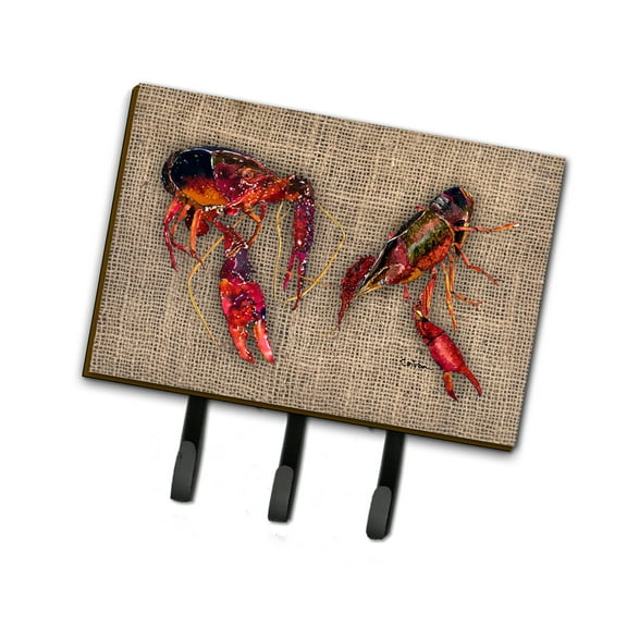 Carolines Treasures 8739TH68 Crawfish Leash or Key Holder Triple Hook multicolor