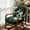 Green, variant on Waterproof Rocking Chair Cushion 48" x 24" x 6" Non-Slip Rattan Wicker Chair Cushion Memory Foam Swivel Rocker Seat Pad with Straps for Outdoor Furniture Patio Indoor Bedroom Porch (Dark Gray)